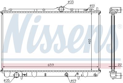 NISSENS 65543A Číslo výrobce: 376774131. EAN: 5707286223578.