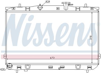 NISSENS 67024 Číslo výrobce: 376762721. EAN: 5707286226432.