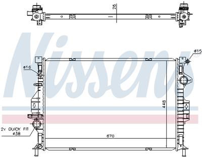 NISSENS 69249 Číslo výrobce: 376733644. EAN: 5707286391970.