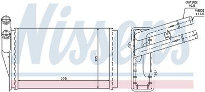 NISSENS 70224 Číslo výrobce: 351311421. EAN: 5707286231764.