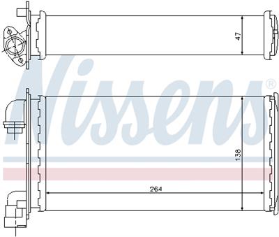 NISSENS 70501 Číslo výrobce: 351000531. EAN: 5707286231917.