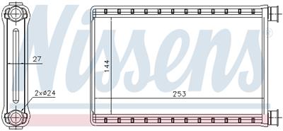 NISSENS 70523 Číslo výrobce: 351331734. EAN: 5707286355668.