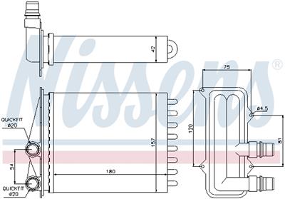 NISSENS 73468 Číslo výrobce: 351511534. EAN: 5707286373440.