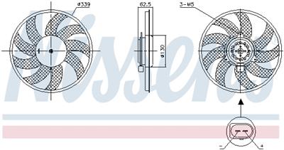 NISSENS 850105 Číslo výrobce: 351000484. EAN: 5707286493261.