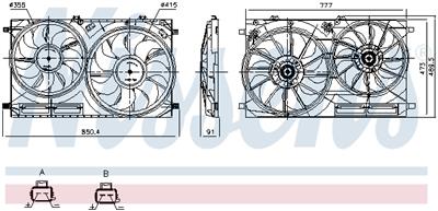 NISSENS 850142 EAN: 5707286516762.