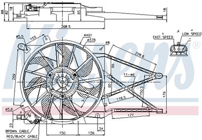 NISSENS 85185 Číslo výrobce: 351043681. EAN: 5707286242937.