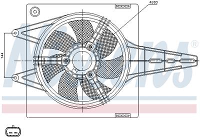 NISSENS 85427 EAN: 5707286245075.