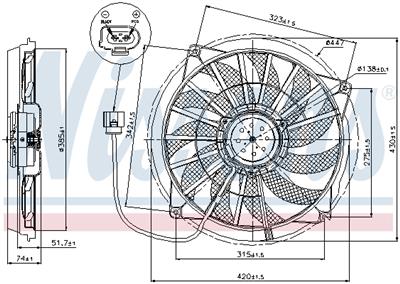 NISSENS 85637 EAN: 5707286352551.