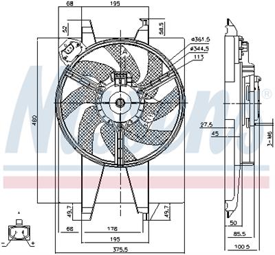 NISSENS 85767 EAN: 5707286389380.