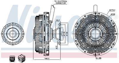 NISSENS 86197 EAN: 5707286466104.