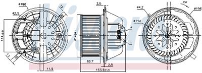 NISSENS 87118 Číslo výrobce: 72521252. EAN: 5707286379022.