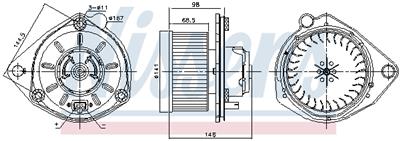 NISSENS 87168 EAN: 5707286390591.