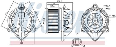 NISSENS 87173 Číslo výrobce: F838774V. EAN: 5707286390645.