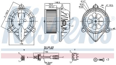 NISSENS 87183 Číslo výrobce: F661075W. EAN: 5707286390744.
