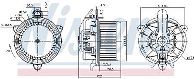 NISSENS 87495 EAN: 5707286432932.