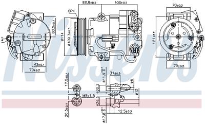 NISSENS 890058 EAN: 5707286382909.