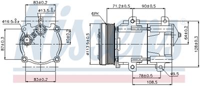NISSENS 89046 EAN: 5707286349186.