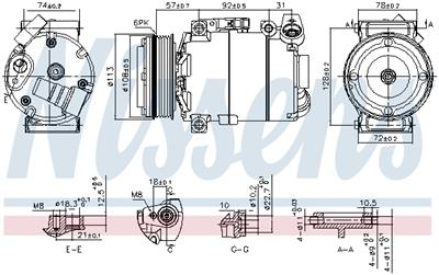 NISSENS 890714 Číslo výrobce: 351339401. EAN: 5707286469945.