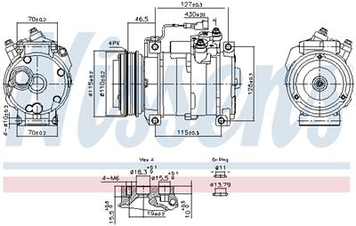 NISSENS 891005 Číslo výrobce: 72522277. EAN: 5707286511026.