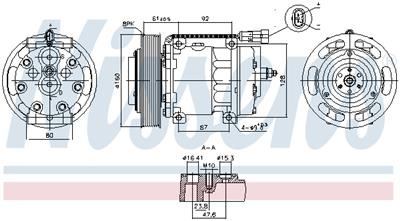 NISSENS 891073 Číslo výrobce: 70817228.