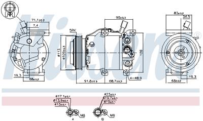 NISSENS 891184 Číslo výrobce: 351001361. EAN: 5707286539570.