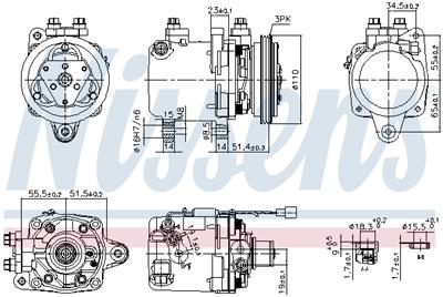 NISSENS 89163 Číslo výrobce: 351131671. EAN: 5707286354098.
