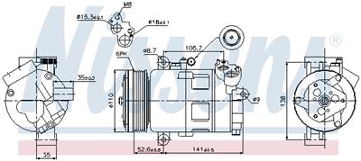 NISSENS 89307 Číslo výrobce: 351110771. EAN: 5707286356764.
