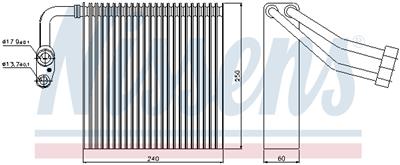 NISSENS 92195 Číslo výrobce: 70818582. EAN: 5707286250734.