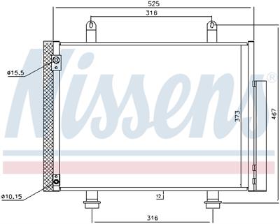 NISSENS 940356 Číslo výrobce: 351008674. EAN: 5707286369092.