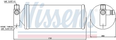 NISSENS 95257 Číslo výrobce: 70818381. EAN: 5707286262652.