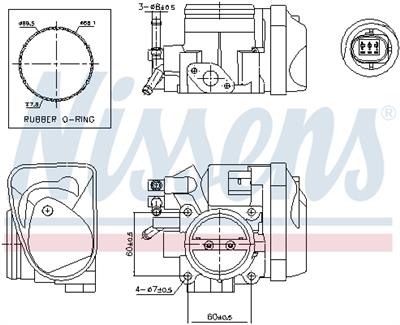 NISSENS 955043 Číslo výrobce: 36133062AB. EAN: 5707286546981.