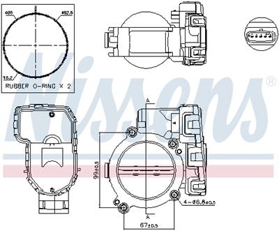 NISSENS 955076 Číslo výrobce: DK0040. EAN: 5707286547124.