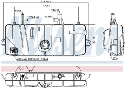 NISSENS 996039 Číslo výrobce: 376705301. EAN: 5707286465879.