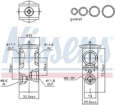NISSENS 999472 Číslo výrobce: 70819265. EAN: 5707286507913.