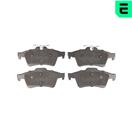 OPTIMAL BP-12352 - Sada brzdových destiček, vždy 4 kusy v sadě