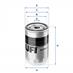 UFI 23.130.03 - MERCE 124 kupé (C124) - Olejový filtr