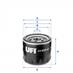 UFI 23.455.00 - ALFA 156 (932_) - Olejový filtr