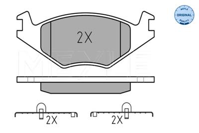 MEYLE 025 208 8715 Číslo výrobce: MBP0043. EAN: 4040074051665.