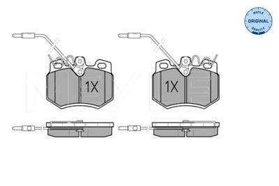 MEYLE 025 210 8017/W Číslo výrobce: MBP0072. EAN: 4040074113967.