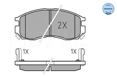 MEYLE 025 216 4716/W Číslo výrobce: MBP0172. EAN: 4040074142172.