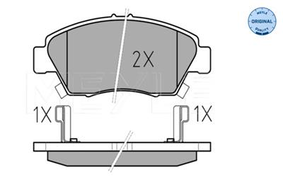 MEYLE 025 216 9416/W Číslo výrobce: MBP0183. EAN: 4040074122990.