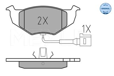 MEYLE 025 218 6817/W Číslo výrobce: MBP0213. EAN: 4040074393314.