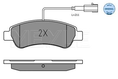 MEYLE 025 220 4119 Číslo výrobce: MBP1711. EAN: 4040074223574.