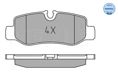 MEYLE 025 221 0118 Číslo výrobce: MBP1747. EAN: 4040074251249.