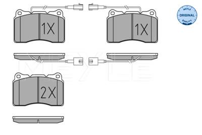 MEYLE 025 230 9216/W Číslo výrobce: MBP0259. EAN: 4040074538883.
