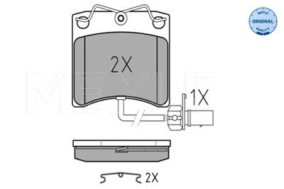 MEYLE 025 231 7618/W Číslo výrobce: MBP0279. EAN: 4040074276952.