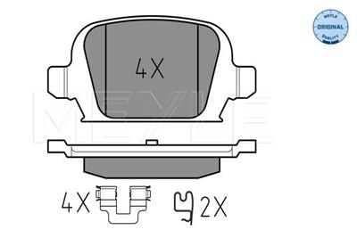 MEYLE 025 232 8414 Číslo výrobce: MBP0312. EAN: 4040074462942.