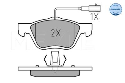 MEYLE 025 232 8919/W Číslo výrobce: MBP0313. EAN: 4040074533109.