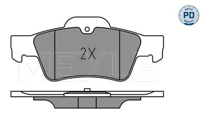 MEYLE 025 233 3516/PD Číslo výrobce: MBP1757PD. EAN: 4040074251010.