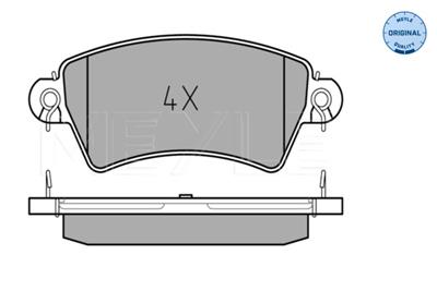 MEYLE 025 233 9617 Číslo výrobce: MBP0334. EAN: 4040074465783.